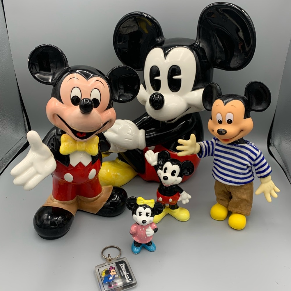 Vintage Porcelain Mickey Mouse Bundle